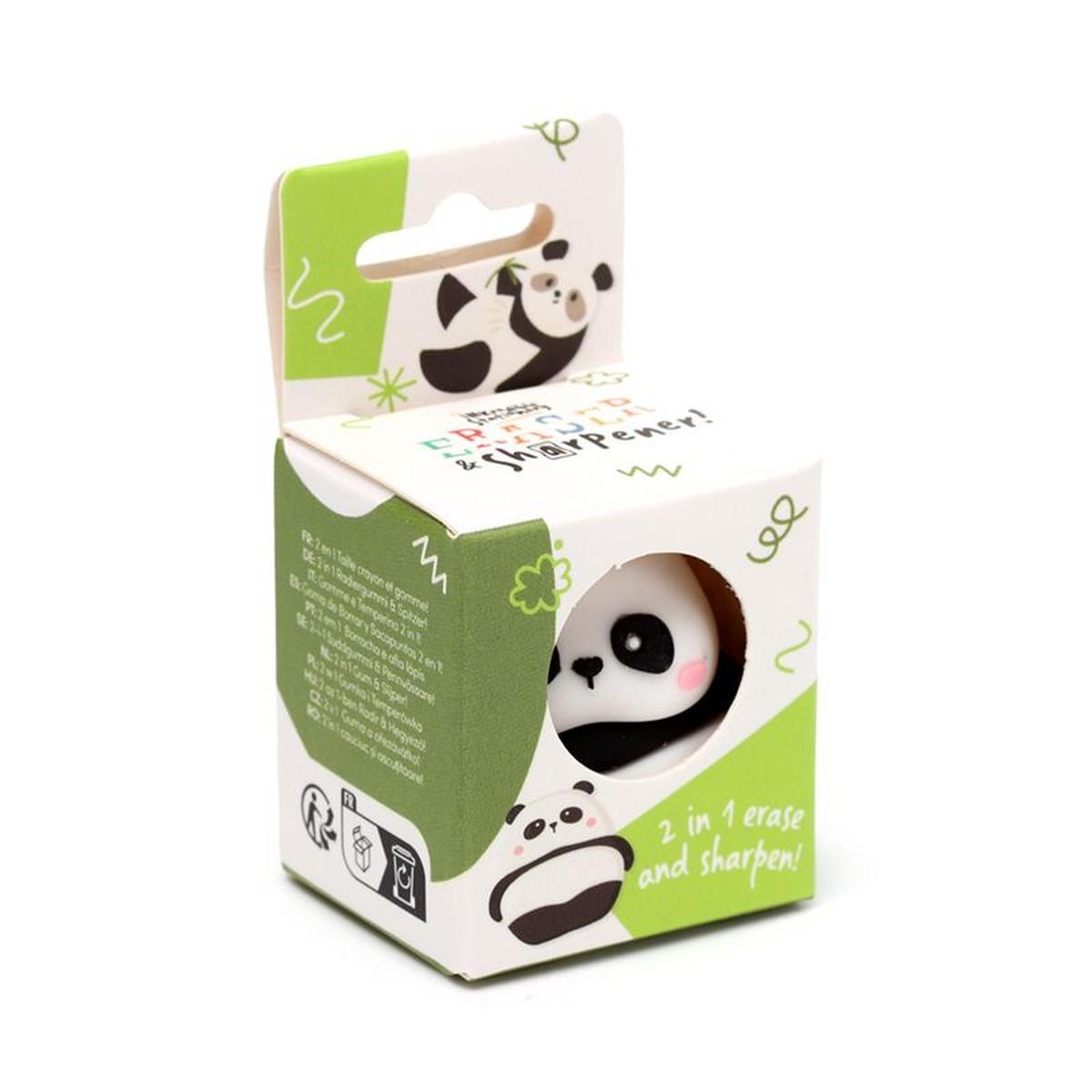 Temperamatite e gomma 2 in 1 - panda