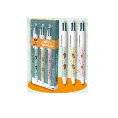 Bic - set 3 penne sfera 4 colours winter wonderland