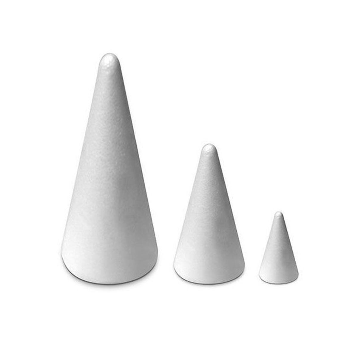 Cono in polistirolo cm 7 x 12 h