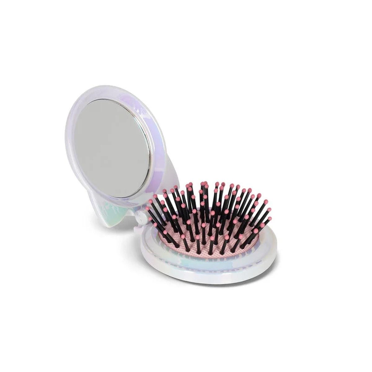 Spazzola con specchio - hairbrush with mirror - nice air