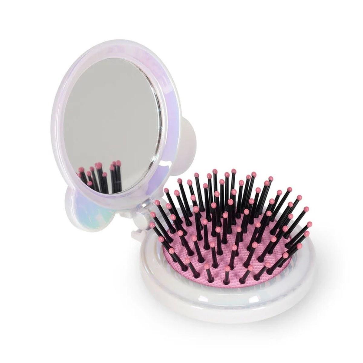 Spazzola con specchio - hairbrush with mirror - nice air