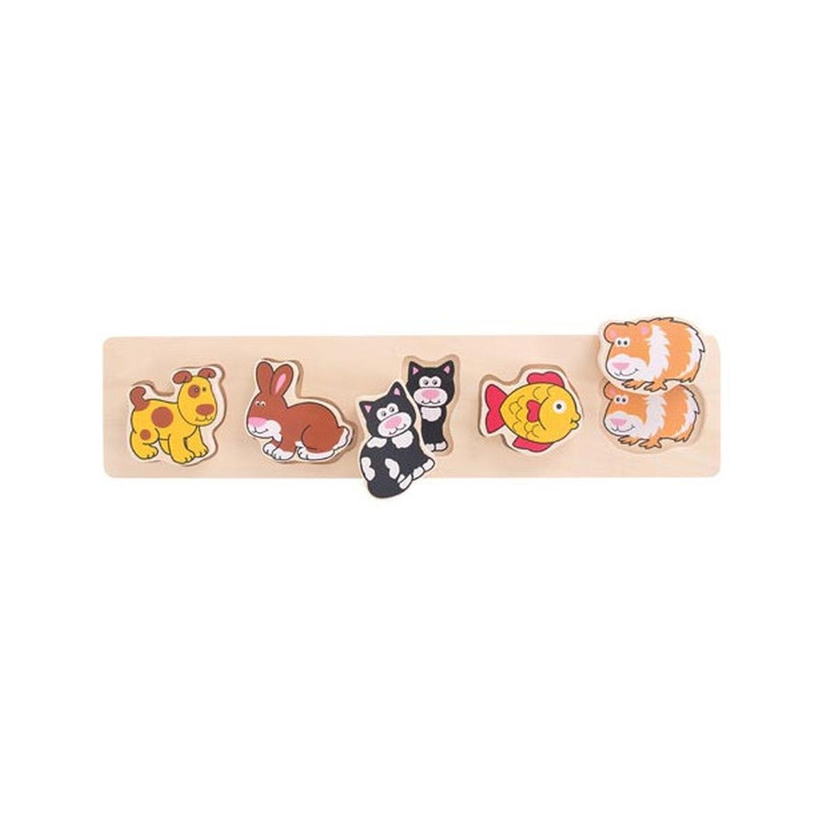 Puzzle alza e combina - animali