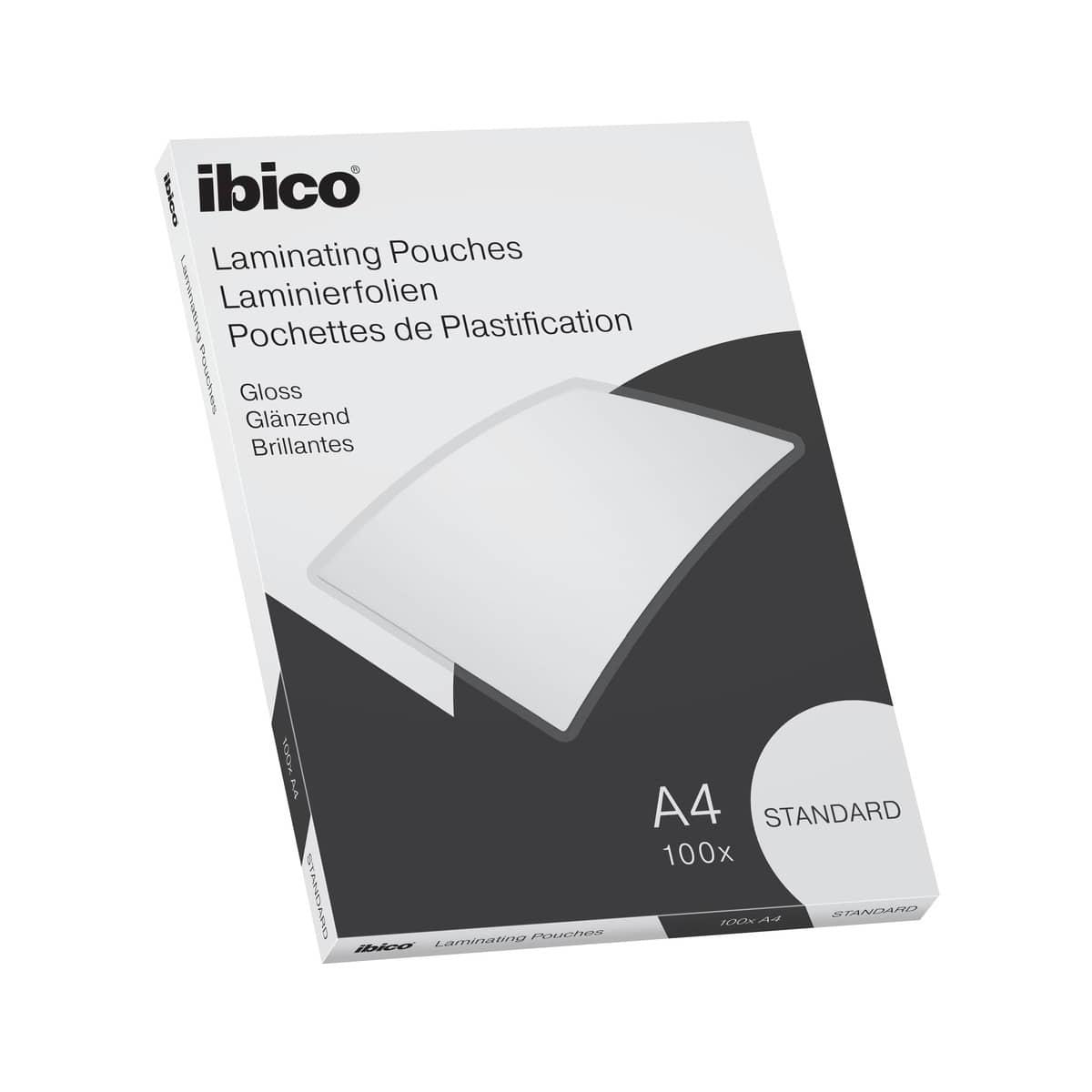 Ibico basics pouches standard - a4 - 125 micron - 100 pz