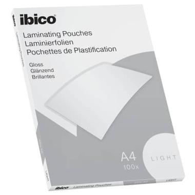 Ibico basics pouches medium - a4 - 75 micron - 100 pz