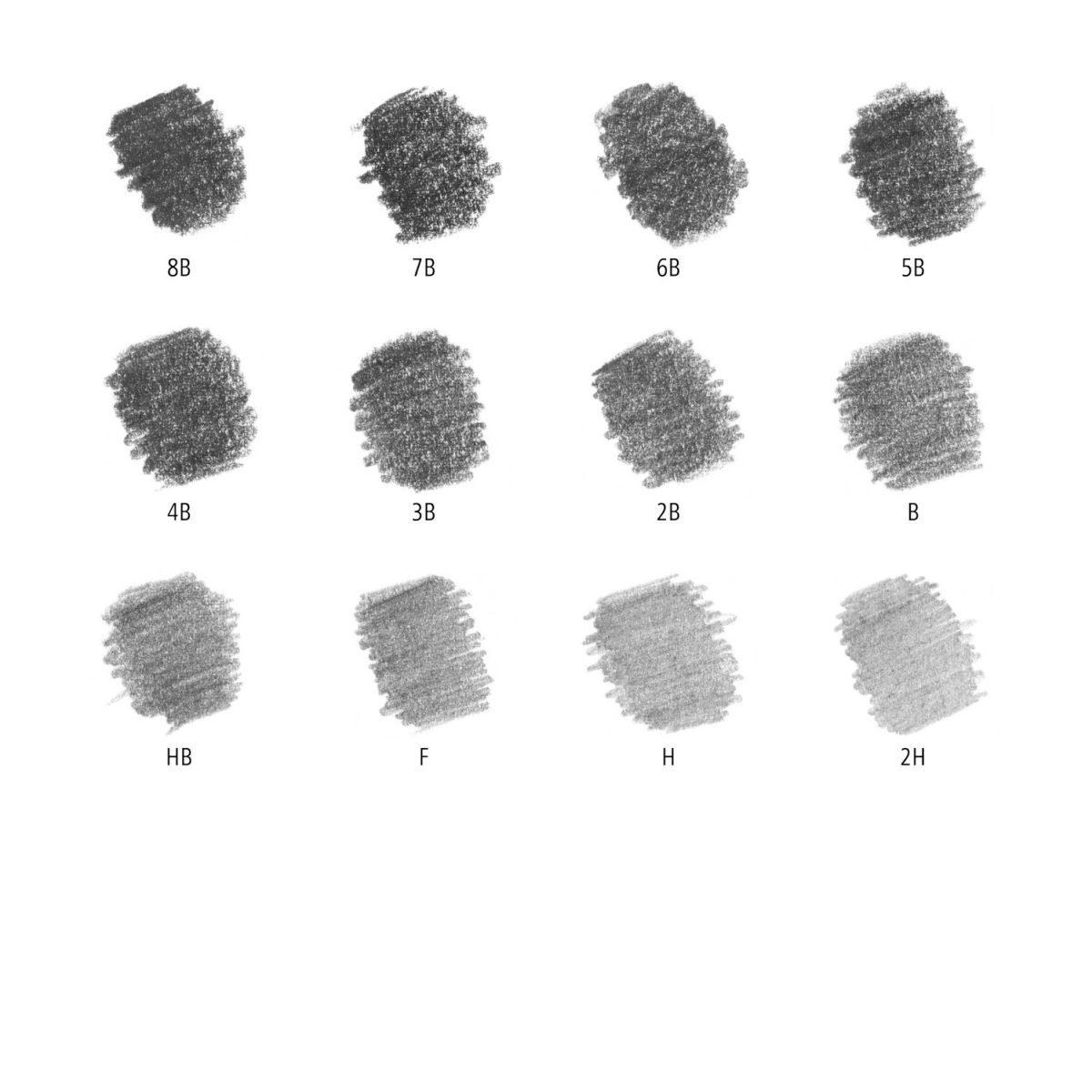 Mars® lumograph® 100 matite in grafite (8b - 2h) - astuccio 12 pz