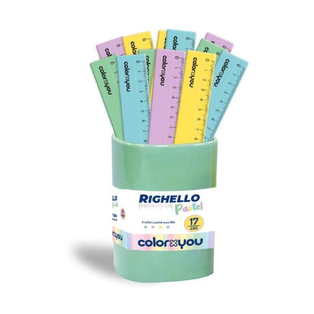 Colorxyou righello pastel 17 cm