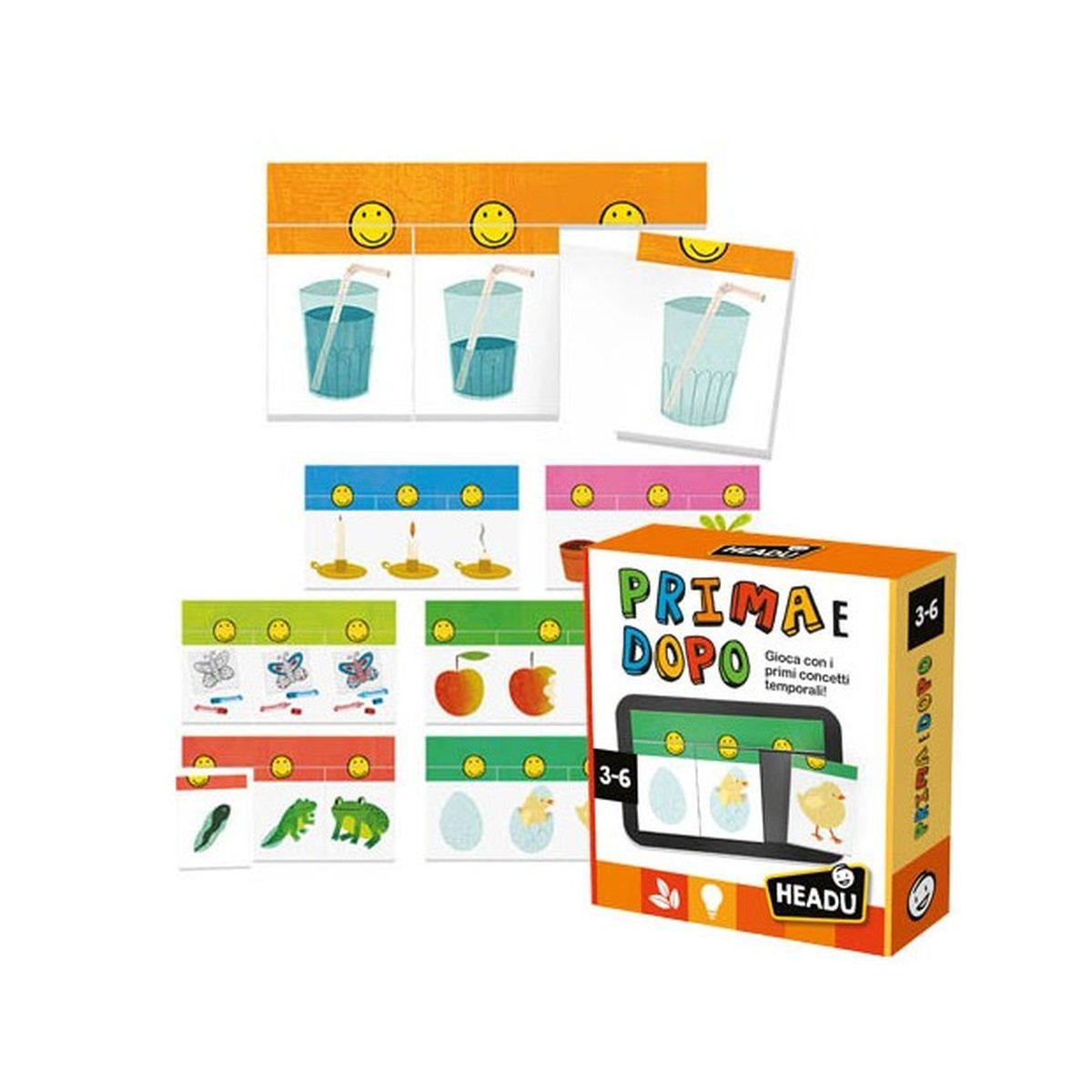 Gioco dei concetti temporali - prima e dopo -