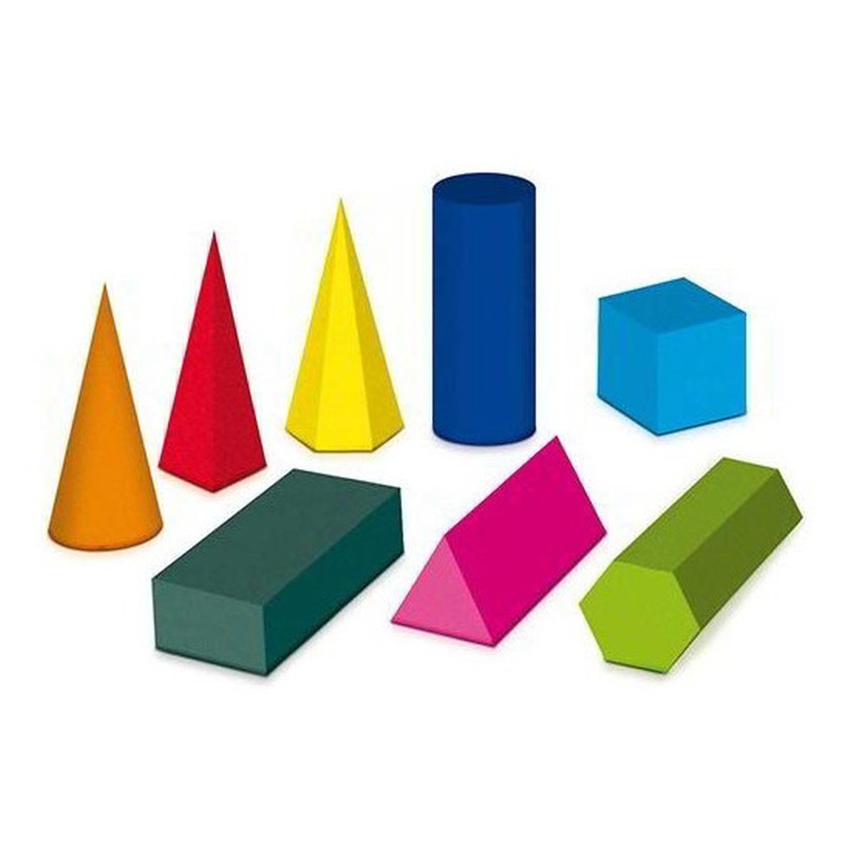 Tavole per solidi geometrici - 8 pezzi