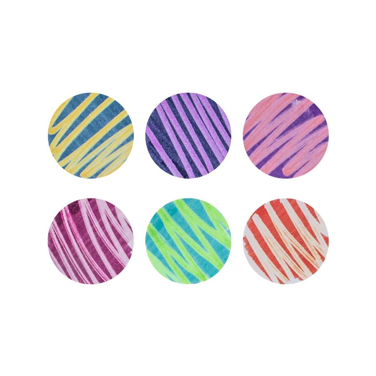 Set 6 evidenziatori doppia punta  duotone