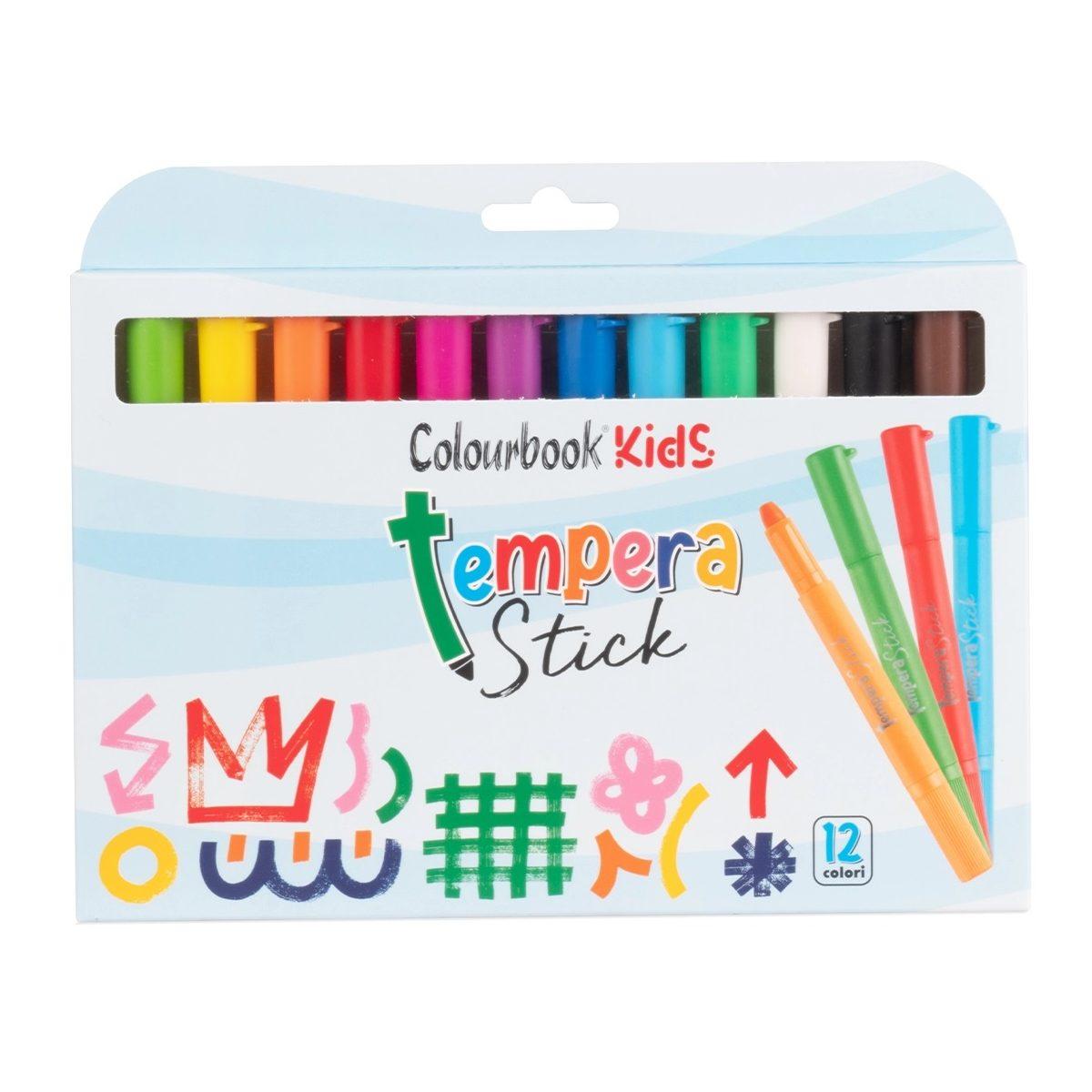 Tempera stick 12 colori