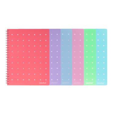 Quaderno maxi a spirale a4 pin it - 70 gr - 160 pp