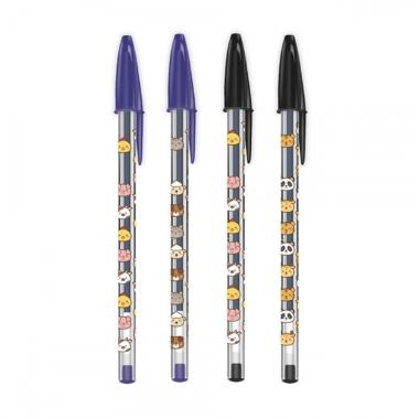 Bic penna a sfera cristal decorata kawaii - punta 1,0 mm