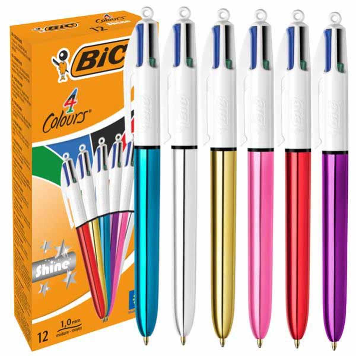 Bic penna a sfera 4 colours shine