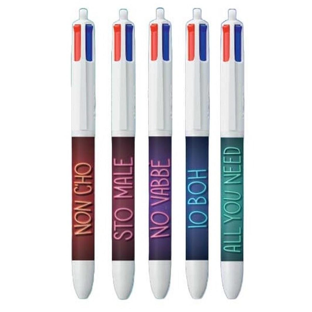 Penna bic 4 colours webboh