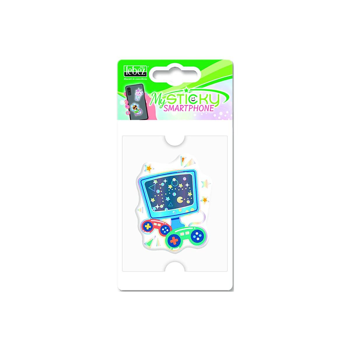 Lebez stickers adesivi gommati in rilievo per smartphone