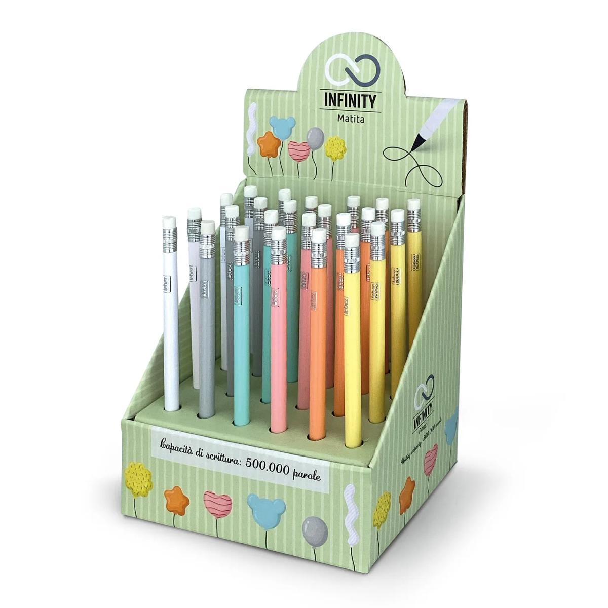 Lebez matita infinita fusto pastel c/gomma
