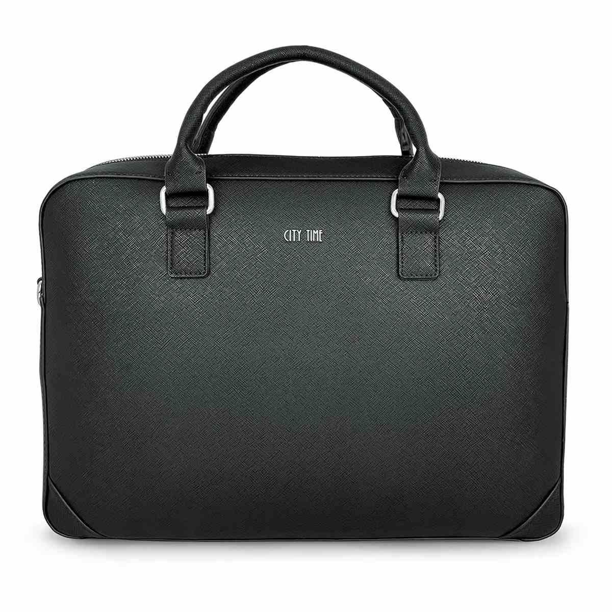 Cartella eco-pelle identity black