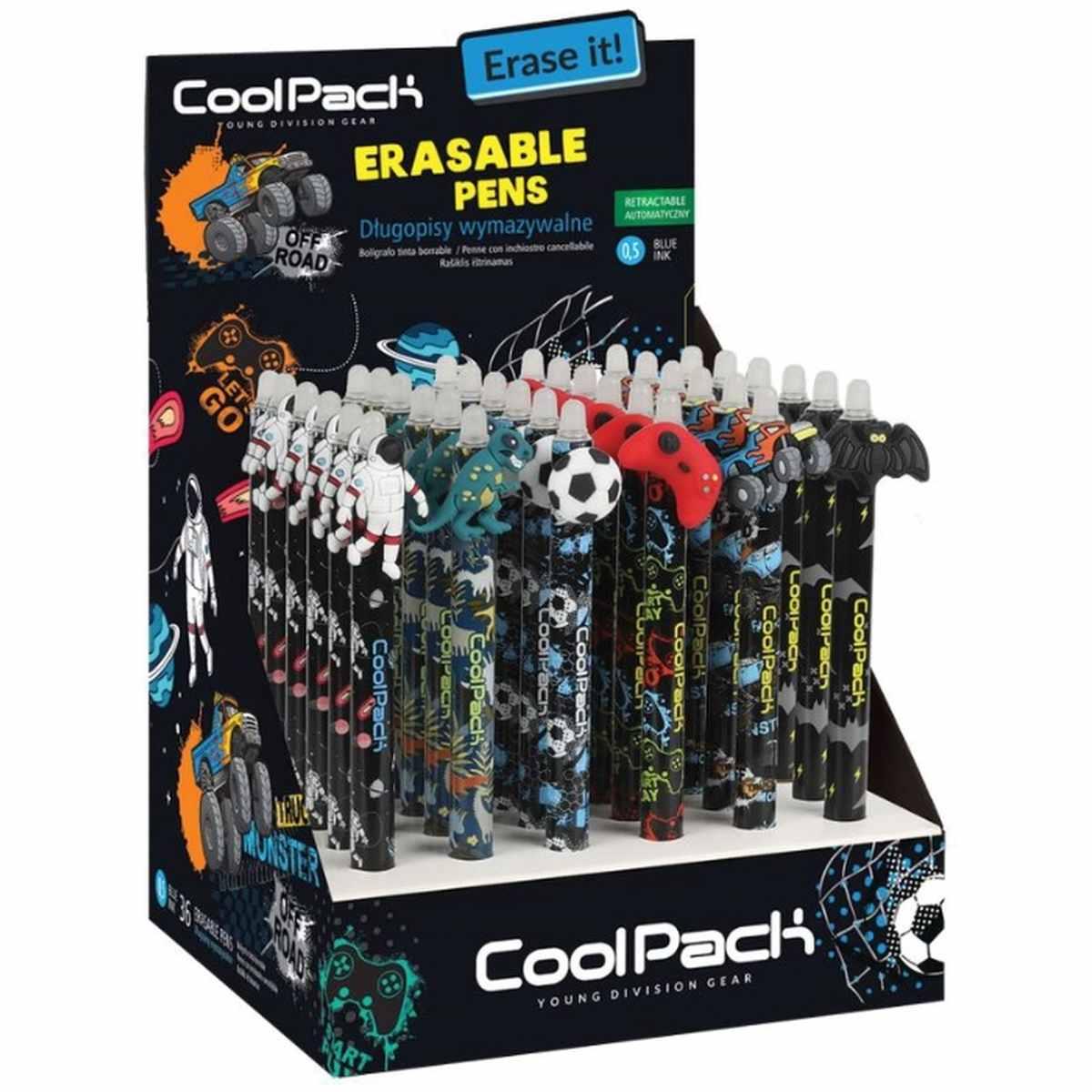 Penna cancellabile cadeju - inchiostro blu - 0,5 mm