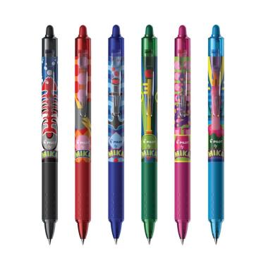 Penna cancellabile pilot frixion clicker limited edition mika 0,7 mm