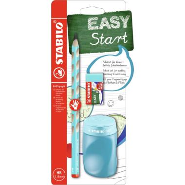 Stabilo easygraph school set (matita + gomma + temperino)