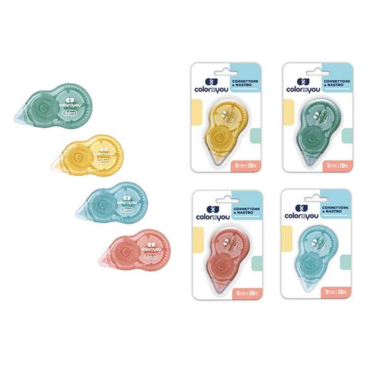 Correttore a nastro 5 mm x 20 m pastel