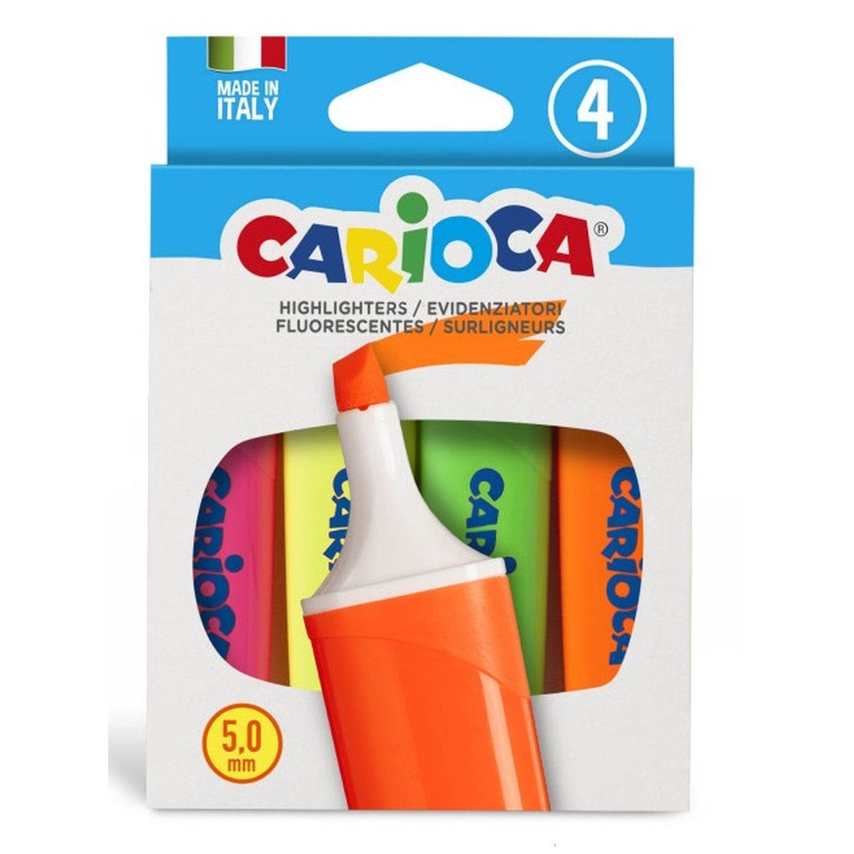 Carioca evidenziatori memolight - 4 pz
