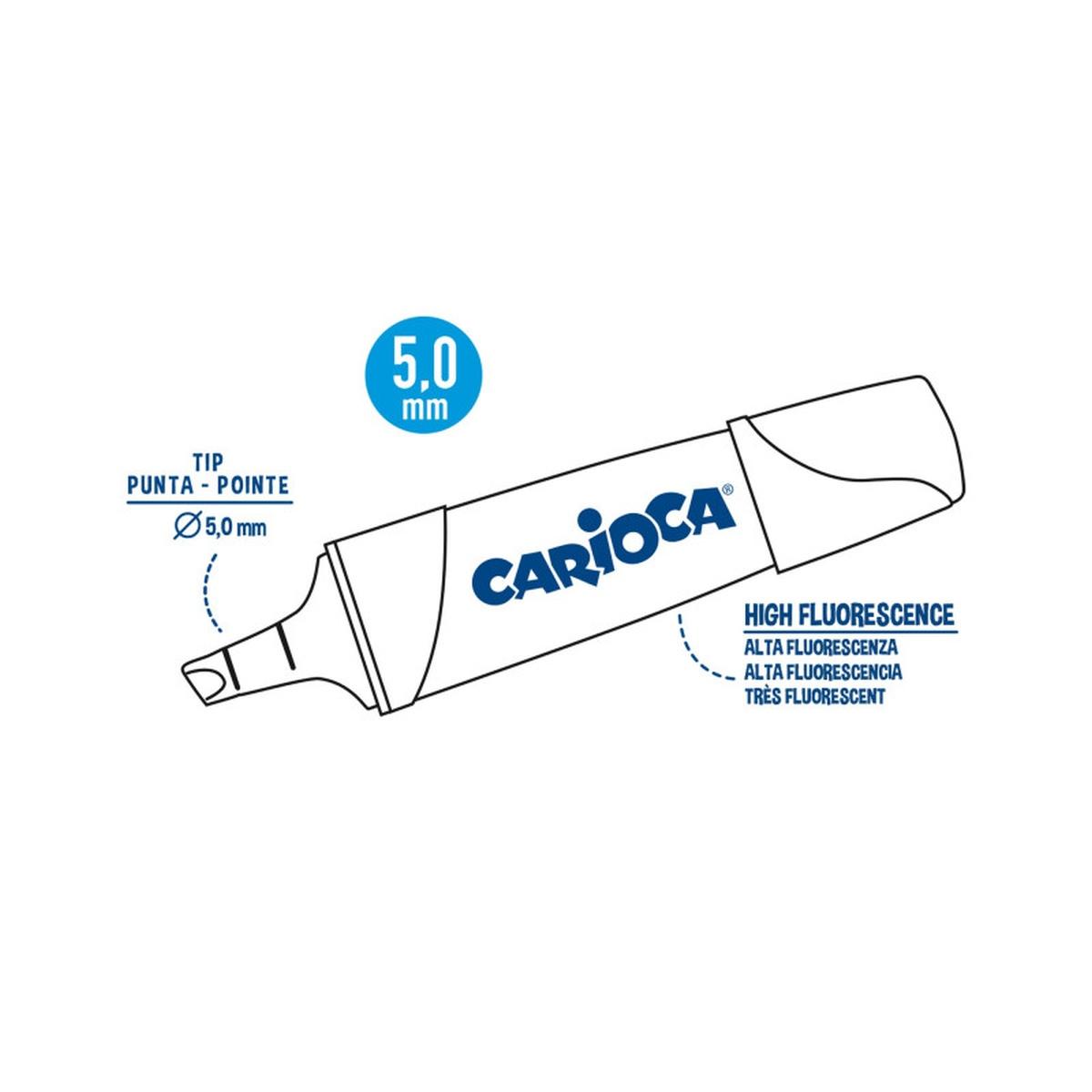 Carioca evidenziatori memolight - 4 pz