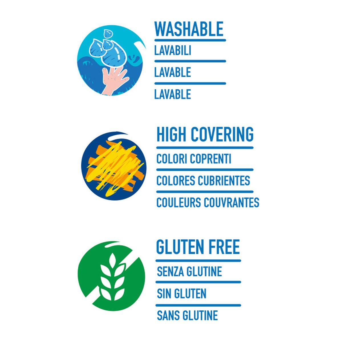 Carioca tempera in tubetti 10 ml - 7 pz