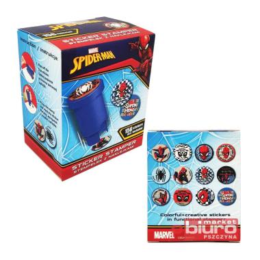 Timbro con adesivo spider man 156 sticker