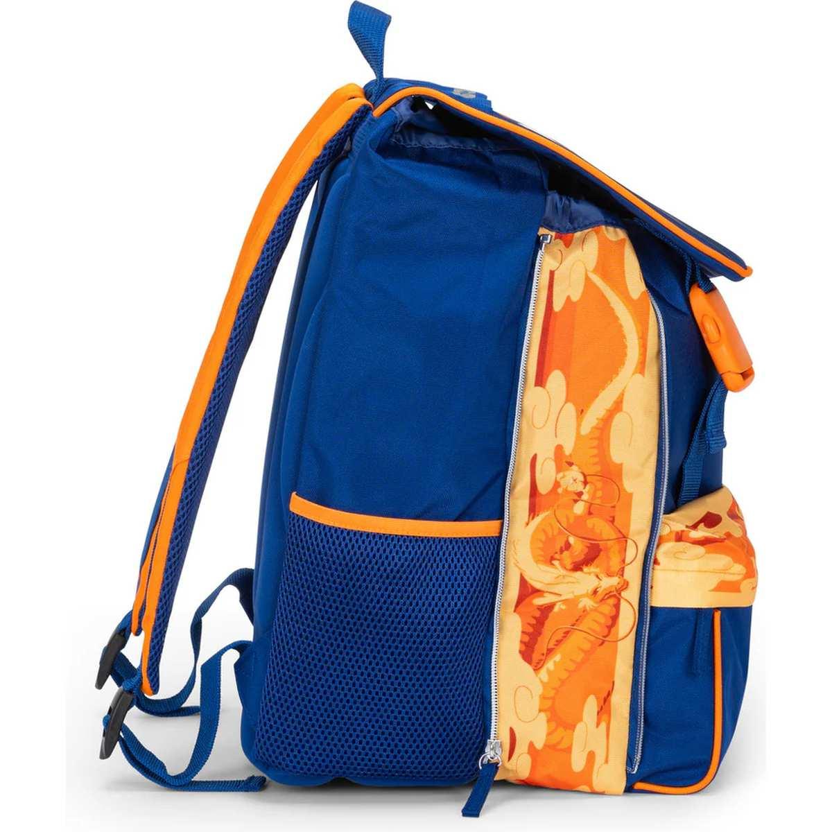 Zaino estensibile dragon ball blu/arancione