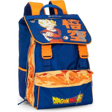 Zaino estensibile dragon ball blu/arancione