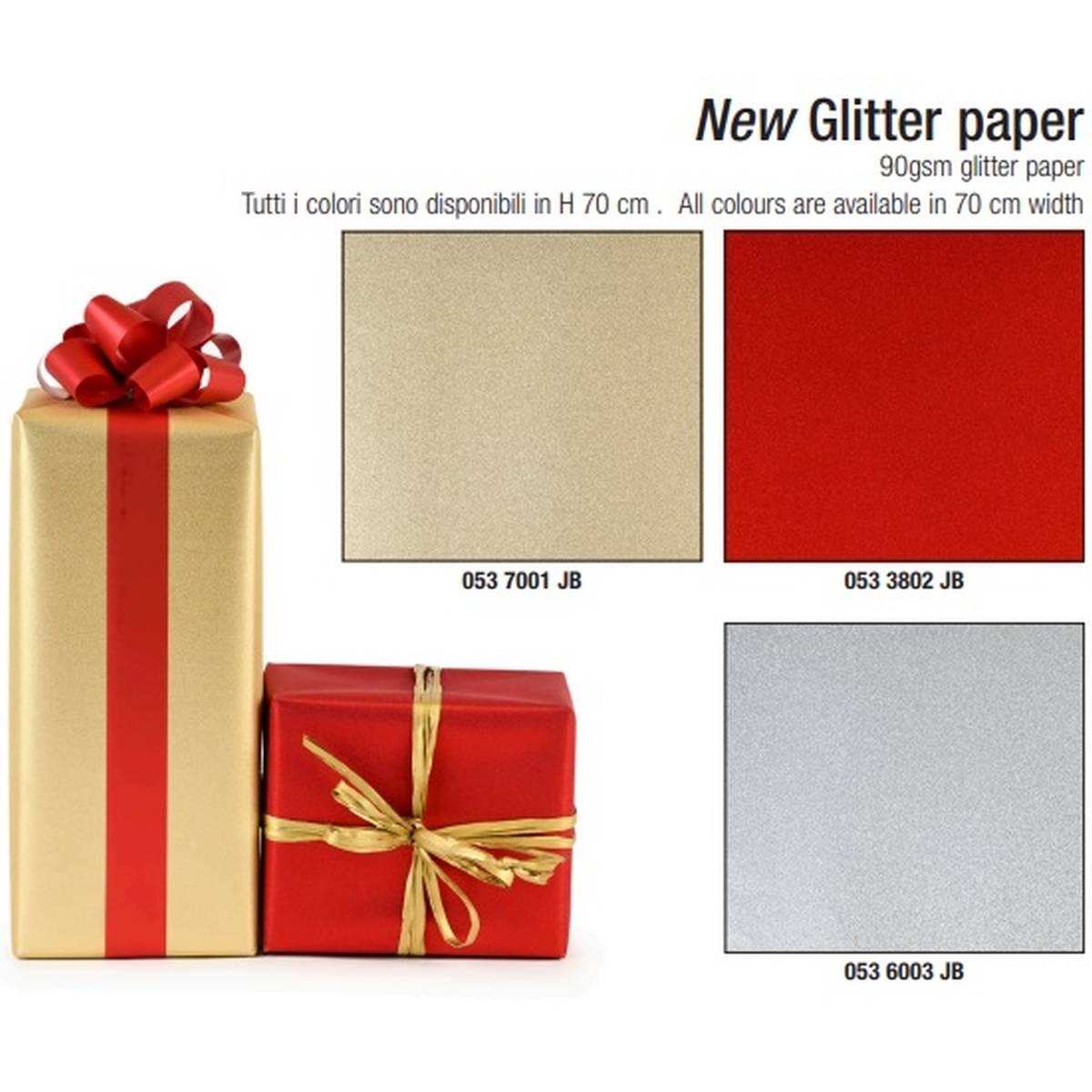 Star - carta glitterata - 140 gr - 70 x 100 cm