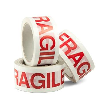 Siam - nastro adesivo bianco fragile 50 mm x 66 mt