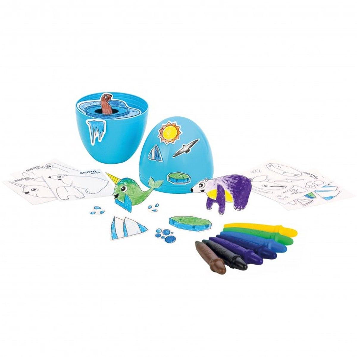 Stick & color eggs set giotto be-be'
