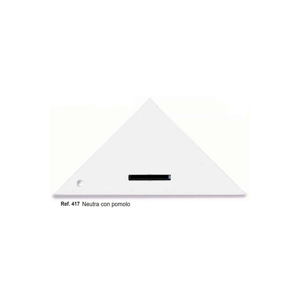 Squadra nautica 45 26 cm neutra con pomolo