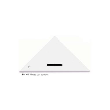 Squadra nautica 45 26 cm neutra con pomolo