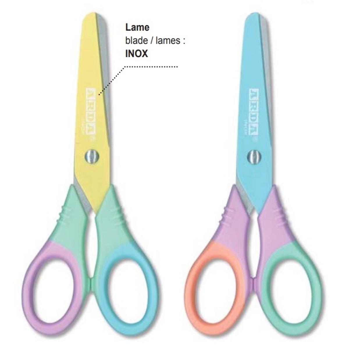 Arda - forbici bi-soft pastel bicolor 2.0 - cm. 13