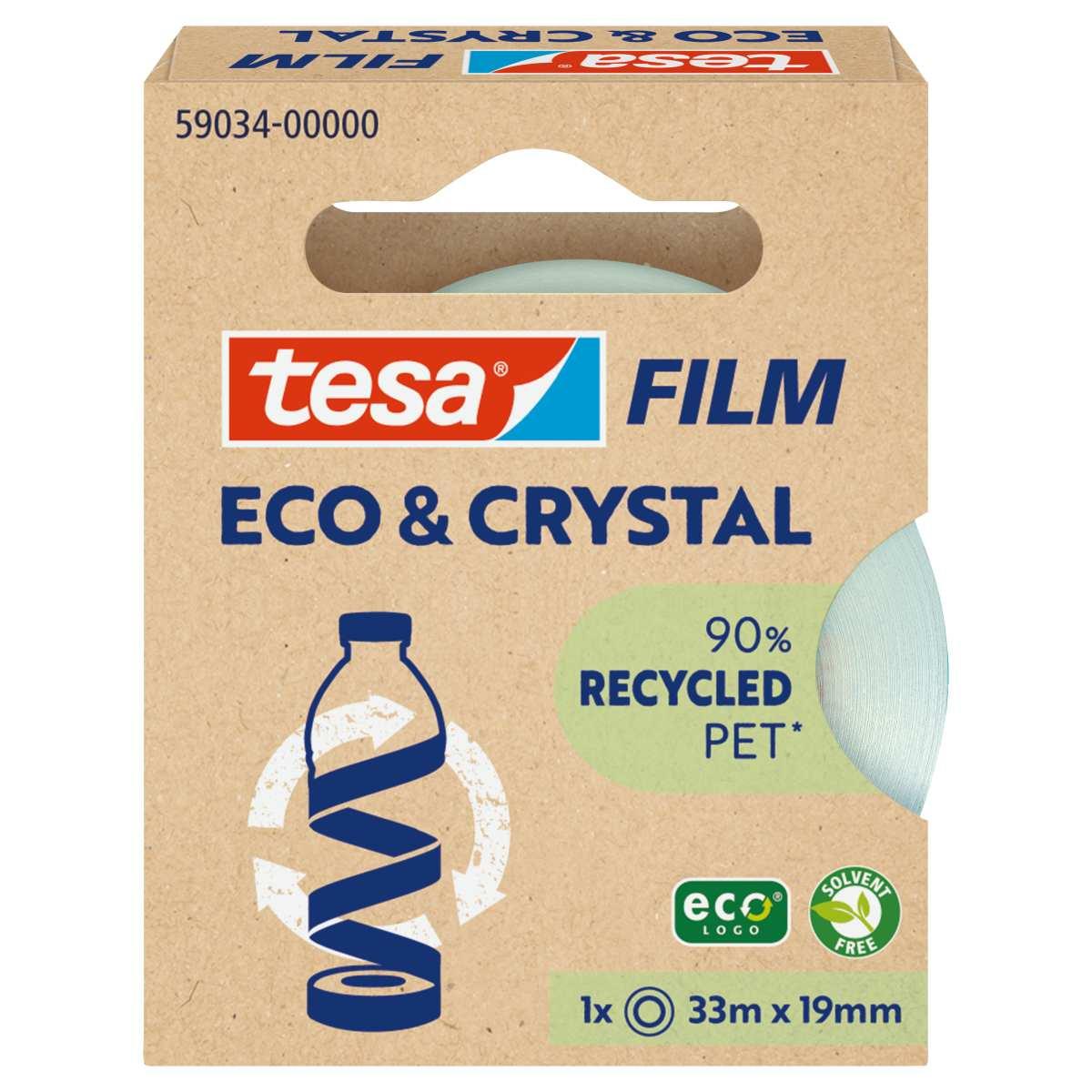 Tesafilm® eco & crystal 33 m x 19 mm