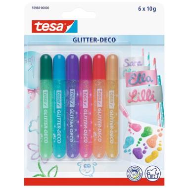 Tesa® colla glitter 6 x 10 gr