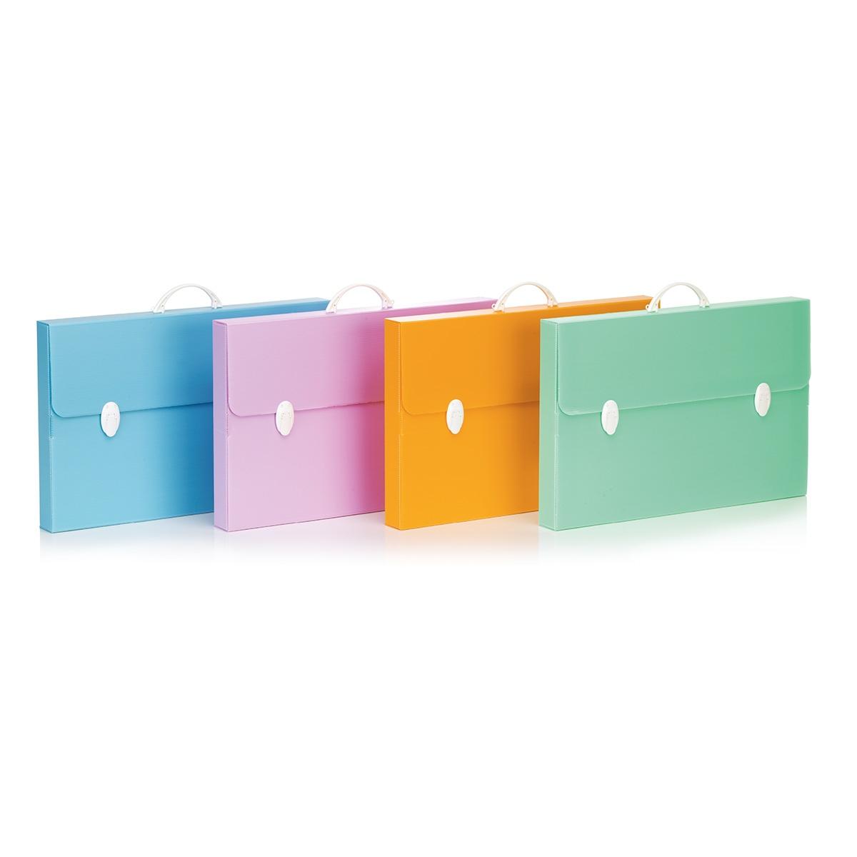 Cartella polionda favorti every line pastel 56,5 x 36,5 cm dorso 5,5 cm