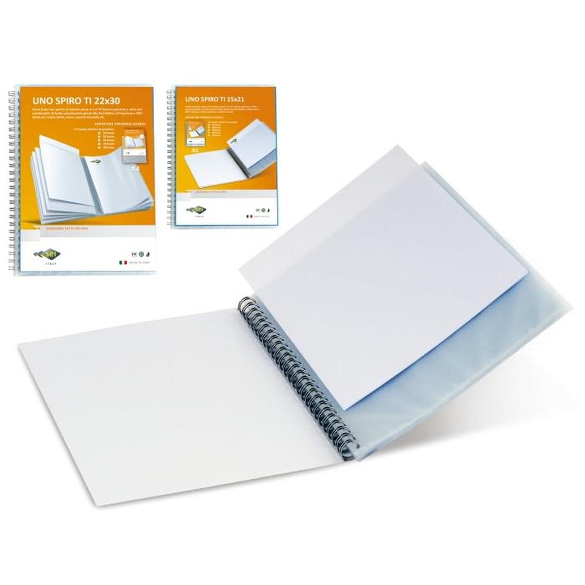 Uno spiro ti - portalistini con spirale di metallo - 50 fg