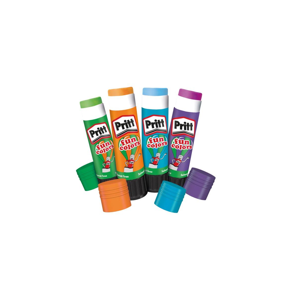Henkel pritt stick fun colors 10g - blister 4 pz