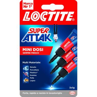 Henkel loctite super attak minitrio liquido 3 x 1g