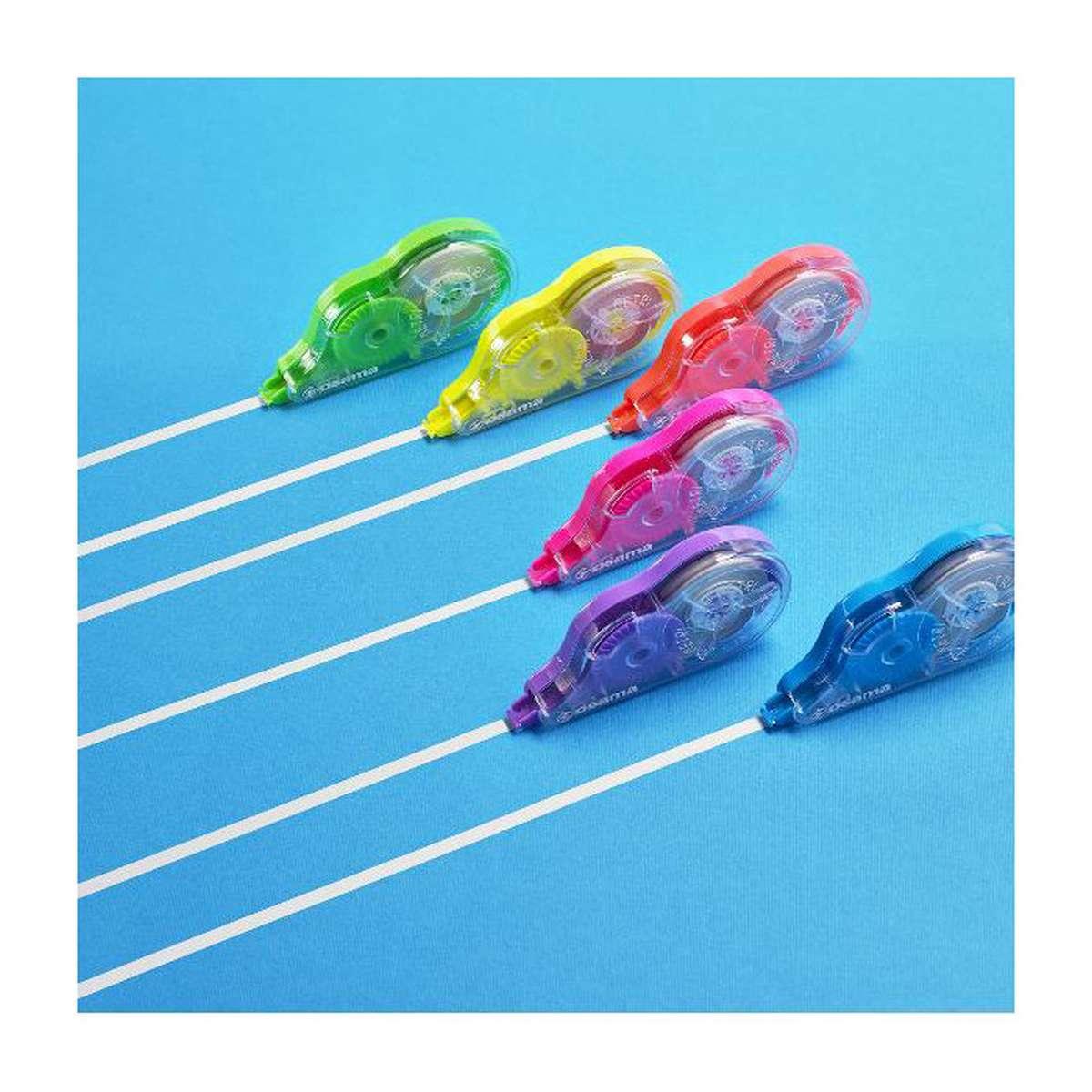 Correttore nastro mt 20 x 5 mm neon osama