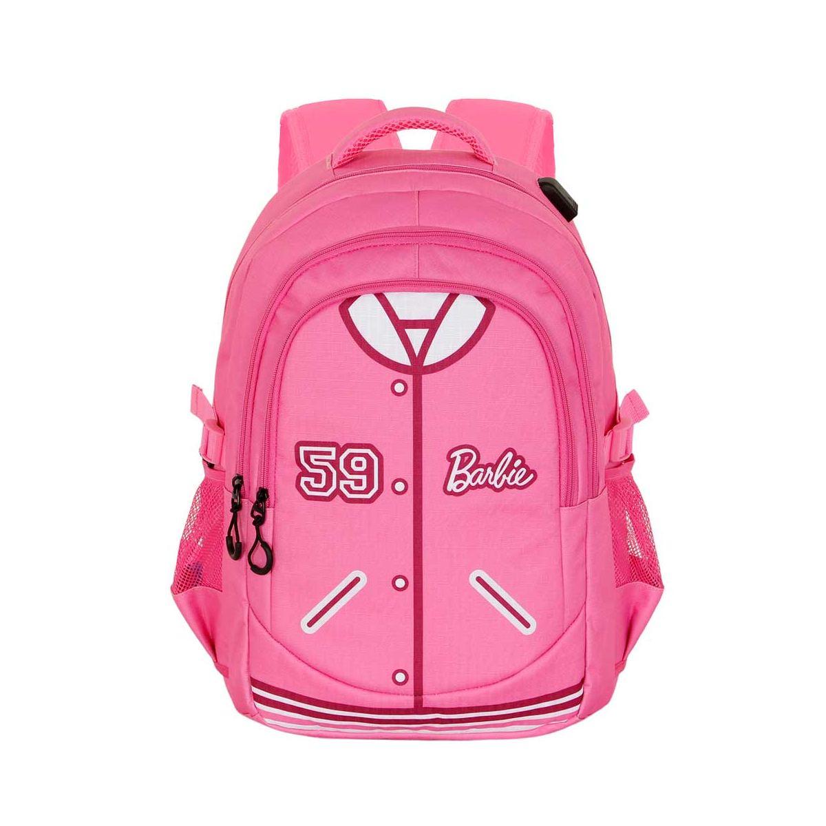 Zaino running plus barbie varsity rosa
