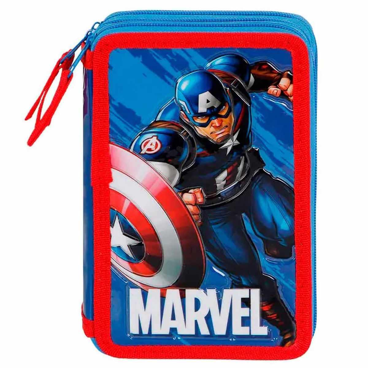 Astuccio 3 zip marvel capitan marvel run