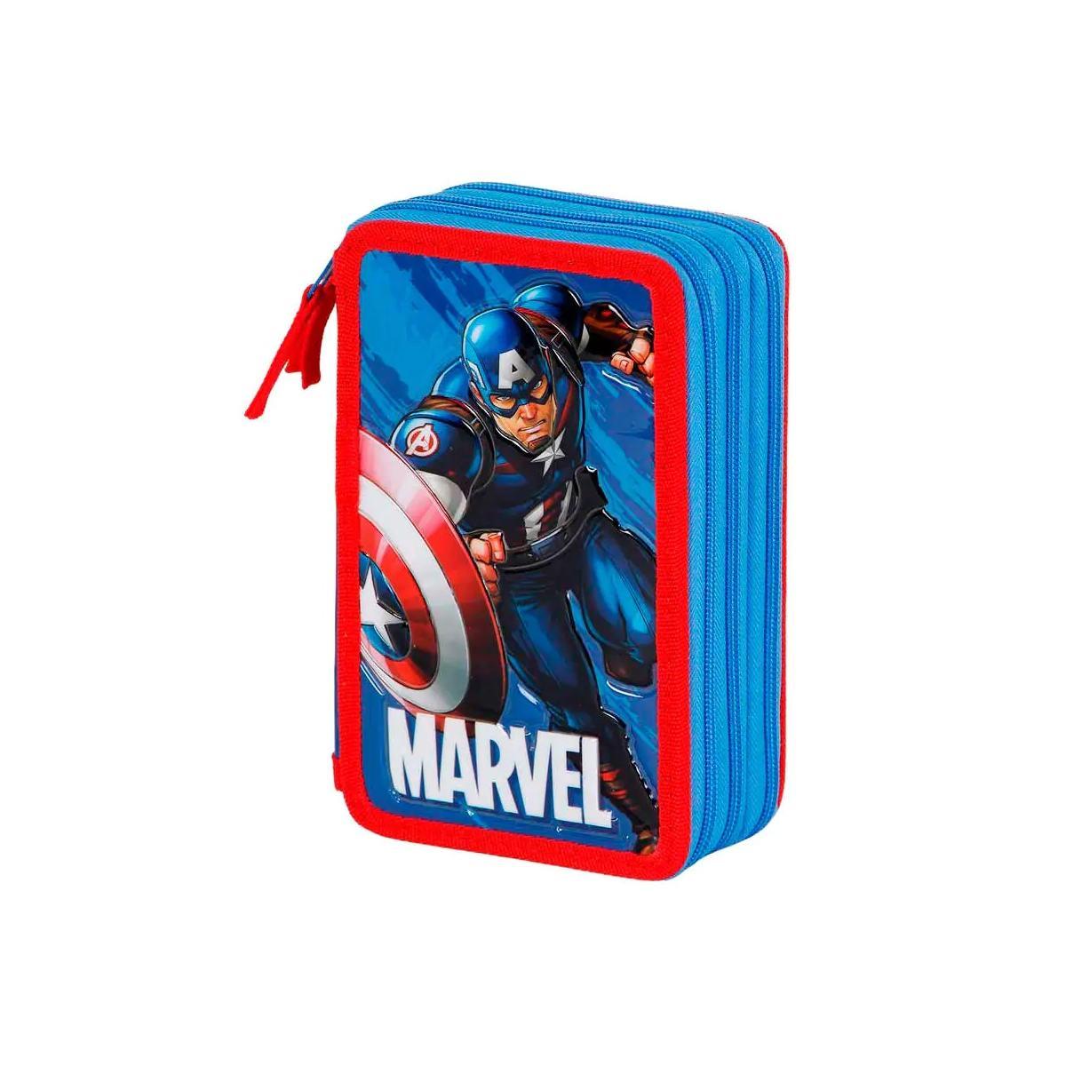 Astuccio 3 zip marvel capitan marvel run