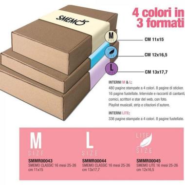Smemo 16 mesi 12x16,5 smemo lite 2025/2026