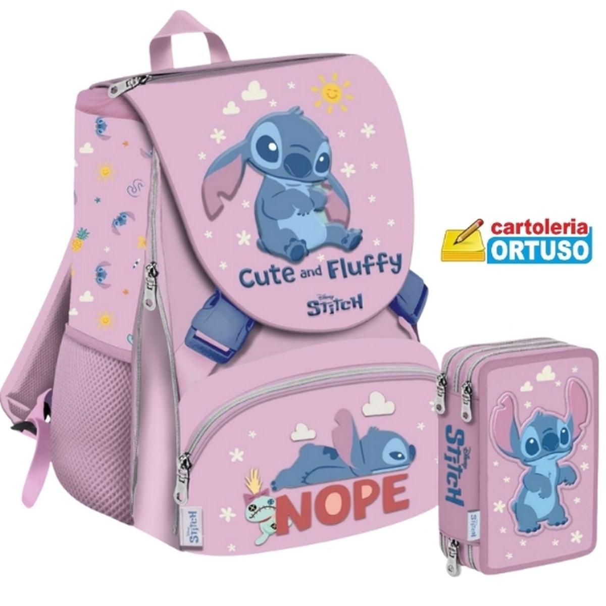 Zaino estensibile stitch rosa