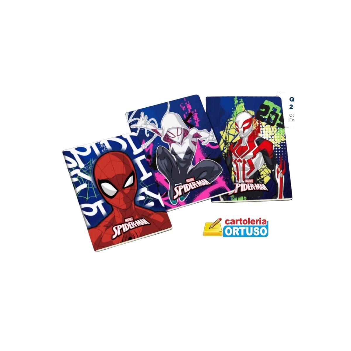 Maxi quaderno a4 spiderman 24 fg 100gr